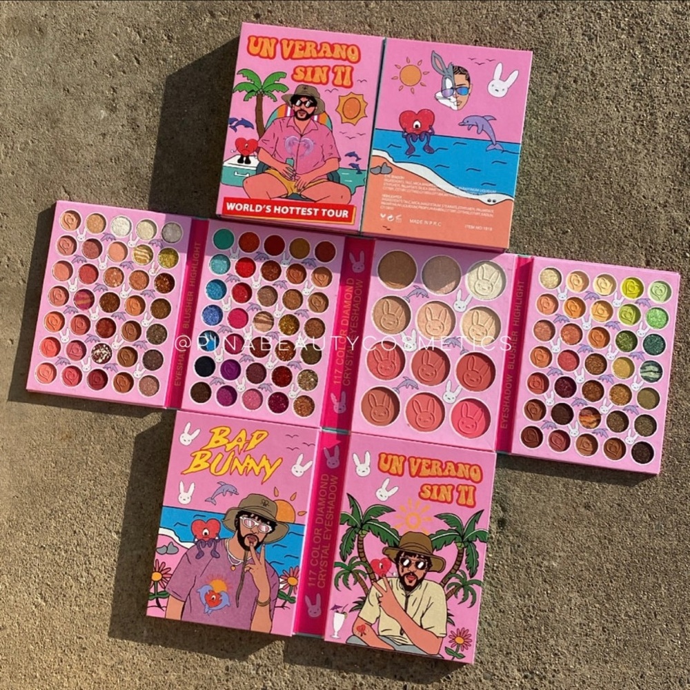 Bad Bunny Makeup Palette.